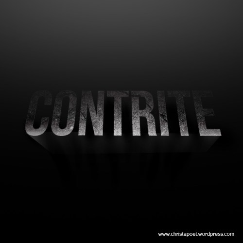 contrite